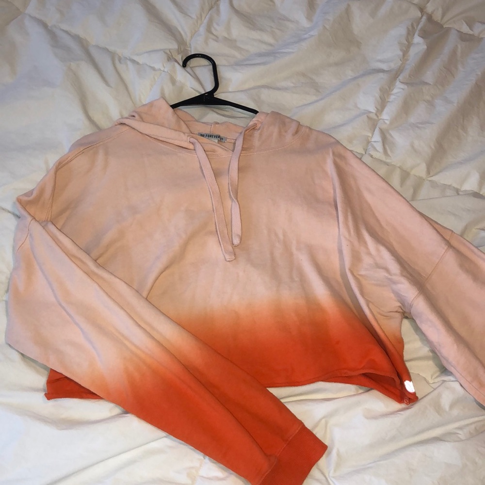 Forever 21 crop hoodie